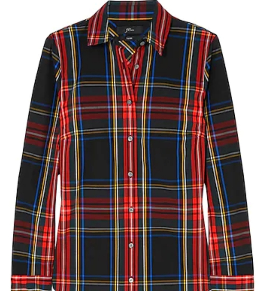 New J. Crew button down Stewart plaid shirt - Picture 4 of 7